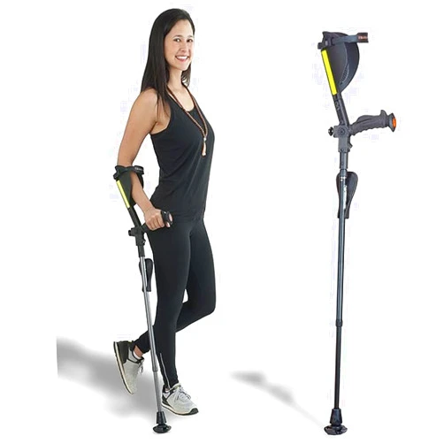 Ergobaum 7G Ergonomic Crutch/High Performance Perfect Cane- Single Unit Ergobaum that Acts As a Extra Balance Strong Performance Walking Companion