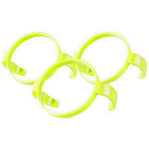Botabee Baby Bottle Handle Grip for Comotomo 5 Ounce and 8 Ounce Silicone Bottles, 3 Pack, Green
