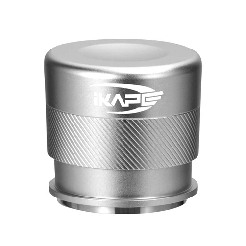 IKAPE 58mm Espresso Tamper, Premium Barista Coffee Calibrated Tamper with Spring Loaded, 100% Stainless Steel Tamper Compatible with All 58MM Bottomless Portafilter (Silver)