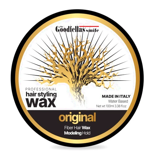 The Goodfellas' smile Hair Wax Fiber/Pomade, Modeling Hold Formula, 100ml, Made in Italy (Original)