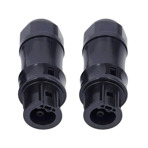 EEROTT Bc01 3 Pin Connector AC Male Female IP68 for Solar Grid Tie Inverter Hoymiles Deye APsystems PV Panel Power Setup Adapter(Female 2Pcs)