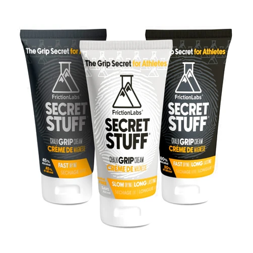 Friction Labs Secret Stuff Liquid Chalk 3-in-1 Bundle - Original, Alcohol Free and New Hygienic Formulas - Trusted by 100+ Pro Athletes in Weight Lifting, Rock Climbing, Gymnastics & More