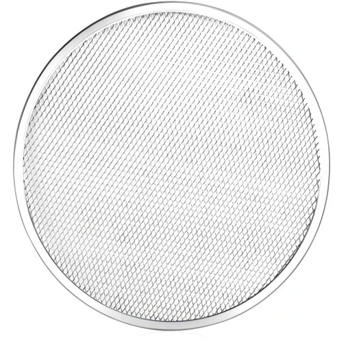 New Star Foodservice Restaurant-Grade Aluminum Pizza Baking Screen, Seamless (14-Inch (Pack of 6))