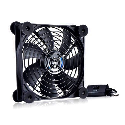 SCCCF Quiet 120mm USB Fan, 5V USB Portable Cooling Fan for Flat Panel TV Receiver Router DVR Playstation Xbox Computer Cabinet Cooler