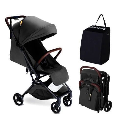 MAMAZING Lightweight Baby Travel Stroller–Mom’s Choice Gold Award Winner, Compact & Airplane-Friendly, One-Handed Folding Design, 11.6 lbs, Perfect for Toddlers, Jet