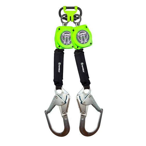 Safewaze 019-5154 6' Web Dual Leg Retractable with Steel Rebar Hooks & FS1014 BWB