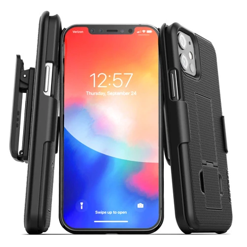 Encased DuraClip Holster for iPhone 12 Mini Case with Belt Clip (iPhone 12 Mini)