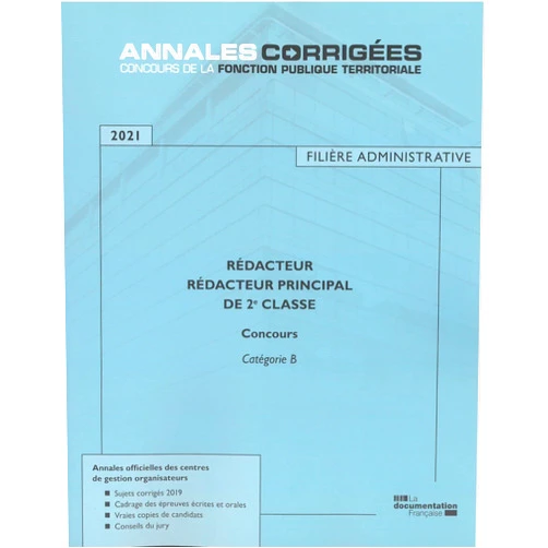 Centre Interdépartemental de gestion de la petite couronne de la région Ile de France (CIGPC) Rédacteur - Rédacteur principal de 2e classe 2021: Concours externe, interne et 3e concours - Catégorie B