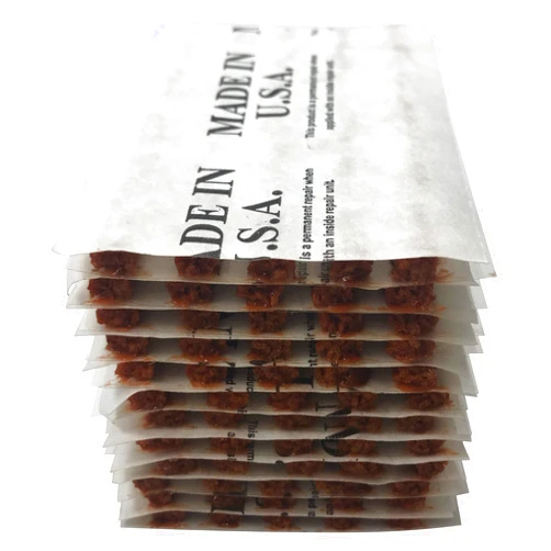 Sherco-Auto USA (60 Insert) Brown Tire Repair Strings - Self Vulcanizing Tire Plug String Inserts for Tire Plug Kits - Fix A Flat Effortlessly - Made with All-American Materials