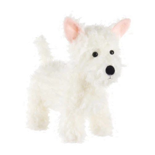 Apricot Lamb Cute Toys Plush White West Highland Dog Puppy Stuffed Animal Soft Cuddly Perfect for Kids 10.6 Inches