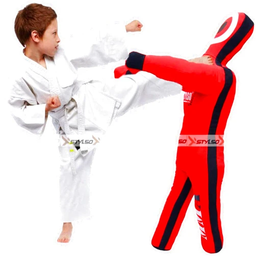 Stylso Un-Filled Wrestling Dummy for Kids - Ultimate Training Companion for Grappling Jiu Jitsu BJJ MMA Judo - Unleash Your Potential with Our Youth Punching Buddy Un-Filled