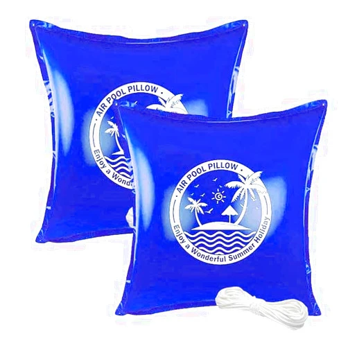 Aoolbic 4 x 4 Ft Pool Cover Pillow for Above Ground Swimming Pools. Winter Pool Pillow for Closing | Extra Durable 0.4 mm PVC Resistant Pool Cover Air Pillow (2 Pcs)