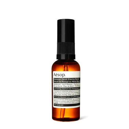 Aesop Moroccan Neroli Shaving Serum | Razor Bump Treatment | Smooth Shaving Serum | Calms & Softens Skin with Hydrating Botanicals | Paraben-Free, Cruelty-Free & Vegan Formula for Men & Women | 2 oz