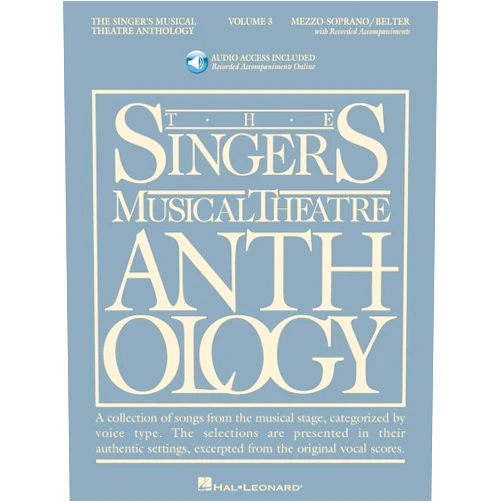 By Richard Walters (Editor) The Singers Musical Theatre Anthology - Volume 3 | Mezzo Soprano Vocal Sheet Music Book with Online Piano Accompaniments | Broadway Songs for Lessons, Auditions, Practice and Theatre Study