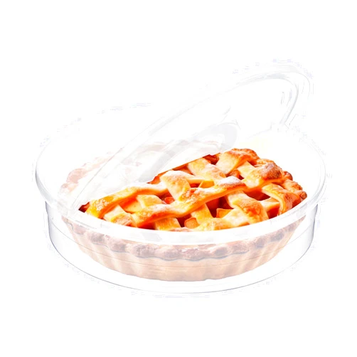 BSTKEY 12 inch Round Pizza Keeper, Food Storage Container with Lid and Handle, Pizza Dough Tray Fits 2-4 Dough Balls, Clear Plastic Food Storage Carrier for Cheese Cake Cupcakes Pies Pastries Fruit