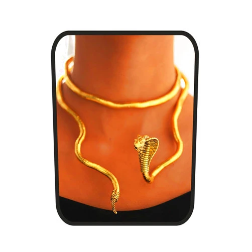 Blindery Bendable Snake Necklace Medusa Costume Bracelet Animal Choker for Halloween Nightclub