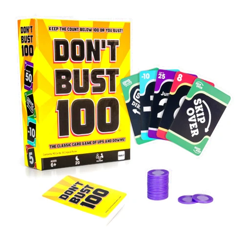 Continuum Games Don't Bust 100 Family Board Game for 3-6 Players Ages 6 and Up