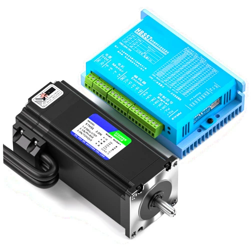 Eyes.sys 428oz-in Closed Loop Stepper Motor Kit, 3Nm/428oz.in Nema23 57HSZ3N & 24-80VDC HSS57 Driver Power Cable Encoder