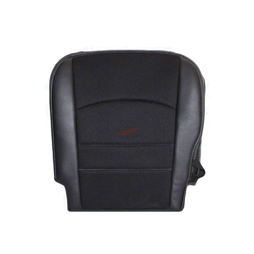 Auto Champ Of Texas Compatible with 2013-2018 Dodge Ram 1500 Sport Driver Side Bottom Cloth/Leather Seat Cover, Black