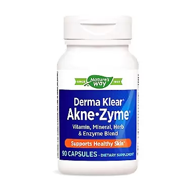 Enzymatic Therapy Derma Klear Akne-zyme, 90 Capsules 90 Count (Pack of 1)