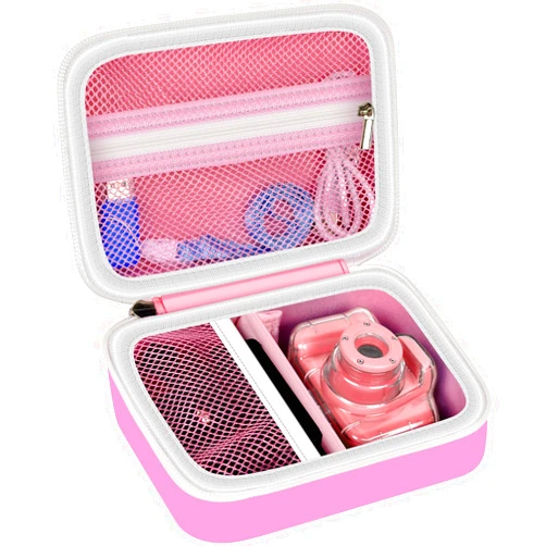 Againmore Kids Camera Case Compatible with TOZDTO/for Agoigo/for ESOXOFFORE/for Seckton/for Goopow/for Dylanto/for Anchioo Digital Camera. Portable Instant Print Cameras Storage-Pink