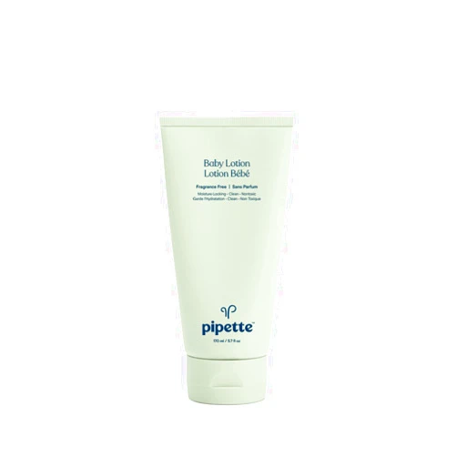 Pipette New & Improved Formula Baby Lotion, Hydration, Natural Moisture of Baby's Delicate Skin, Renewable Plant-Derived Squalane, Fragrance-Free Lotion, 6 fl. oz (3000991)