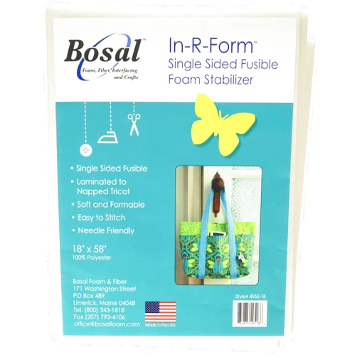 Bosal R Form Sew in Fusible Stab Wht Foam Stabilizer Fuse 58x18 White (BSL495S-18)
