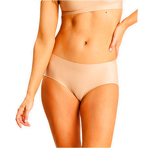 commando Butter Bikini | Ultra-Soft Austrian Modal Bikini | Raw-Cut Edges & Elastic-Free Construction | Long-Lasting Quality | Beige, Medium