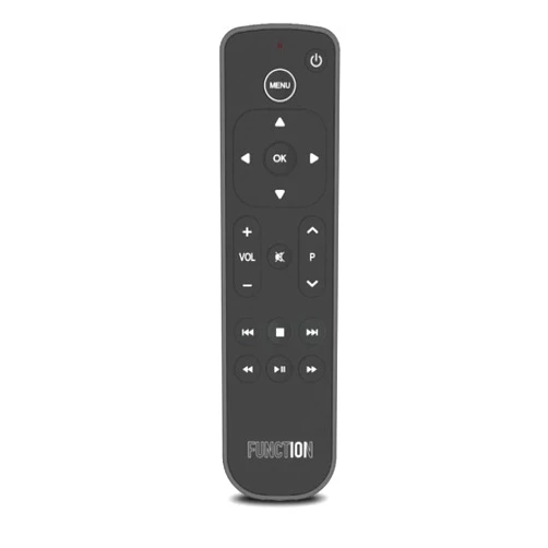 Function101 Button Remote for Apple TV (Bluetooth Edition) — Apple TV Replacement Remote for Apple TV 4K & All Models | Bluetooth + Infrared | Traditional Button Layout | 2 AAA Batteries Included