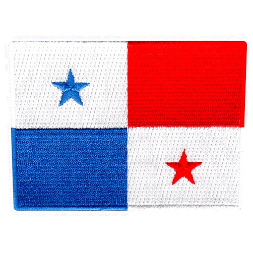 Cypress Collectibles Embroidered Patches Cypress Collectibles - Panama Flag Patch - Premium Embroidered Appliqué - Central American Country Iron On Patches - Dimensions: 3.5