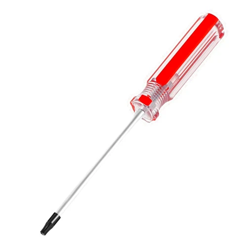 Mozeat Lens T20 Torx Security Screwdriver with Magnetic Tip Plastic Grip Torx Screwdriver for Computer Repairing, Automobile Tools, and Home Appliances, 100mm Long