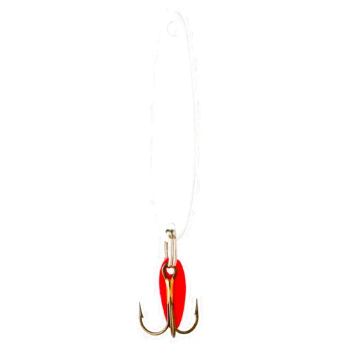 Bay De Noc 9WP 4-Inch Swedish Pimple Jig, 1-5/8-Ounce, White Pearl