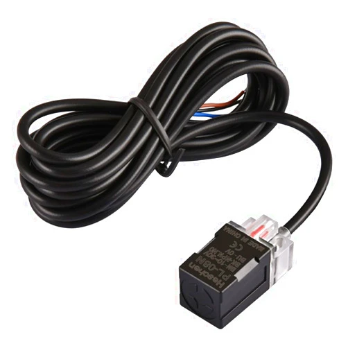 Heschen Square Inductive Proximity Sensor Switch Non-Shield Type PL-08N Detector Distance 8mm 10-30VDC 200mA NPN Normally Open(NO) 3 Wire