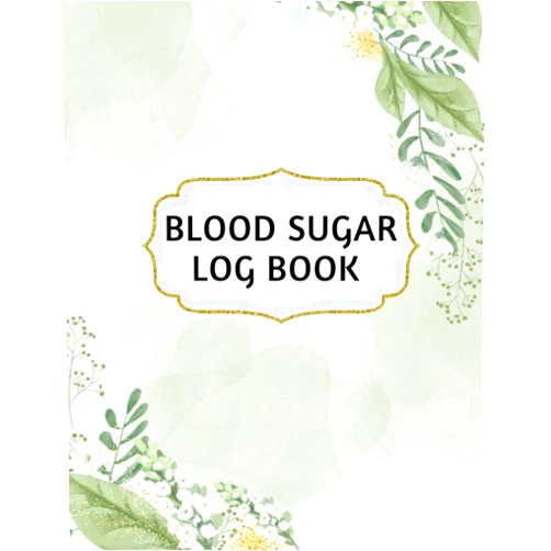 Layla Press. Studio Blood Sugar Log Book: Large Print Diabetes Logbook for Seniors | Records 2 Year, Weekly Blood Sugar Level, Before & After | Floral Theme