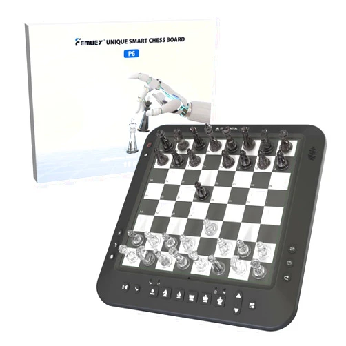 Umissfun Electronic Chess Set, Computer Chess Game, Smart Chess Board, Chess Set Board Game, Electronic Chess Game, LEDs, Built-in Battery, Great Partner for Play and Practice.