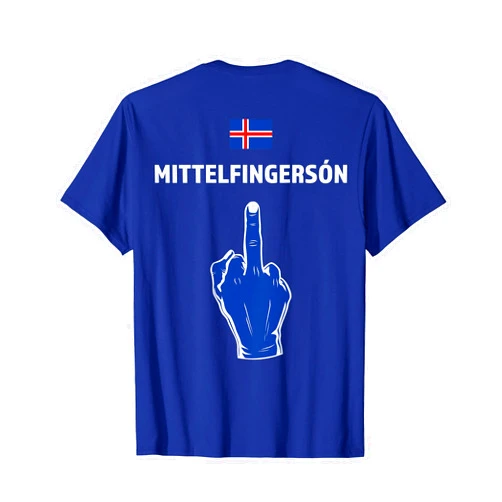 Lustige Island Sprüche Trikots für Mallorca Mallorca Icelandic Names on Drinking Jersey T-Shirt