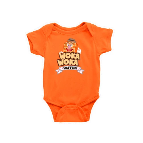Deep Dive Threads LLC Woka Woka Waffles Baby Bodysuit