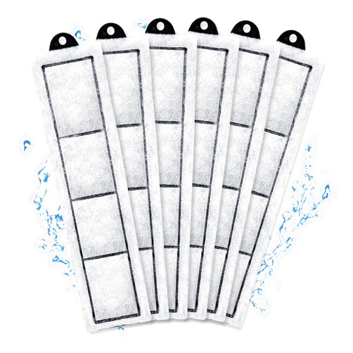 driamor 6 Pack RF-S Filter Cartridges Compatible with Retreat RF-S Filter, Aquarium Filter Cartridges Refill for Desktop Aquariums with Small Retreat Filters