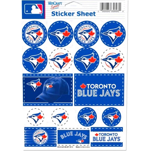 Wincraft MLB Vinyl Sticker Sheet
