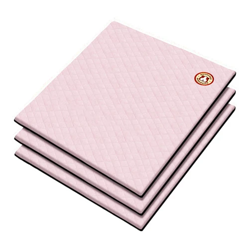 GuineaDad Premium Liner - Grey Fleece Guinea Pig Bedding - 5 Pack - Ultra-Plush Reusable Guinea Pig Cage Liner - AirCell Technology - Extra Absorbent Bamboo Pet Supplies - Waterproof Bottom - C&C 1x1