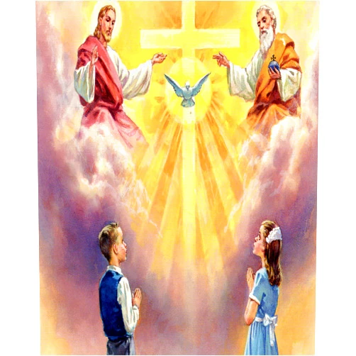 Autom Catholic print picture - Holy Trinity N - 8