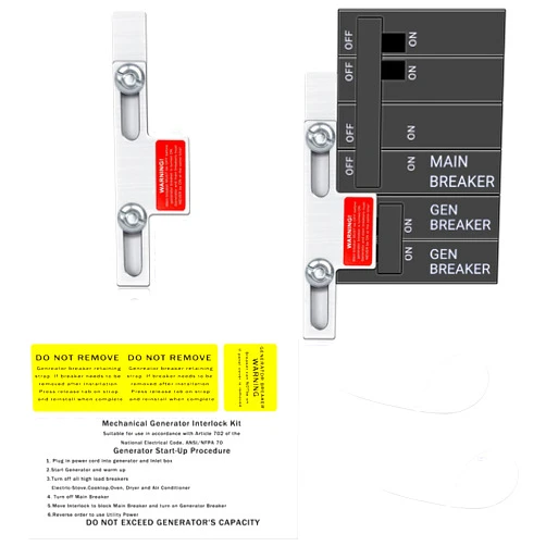 Joogto SD-200SA Square D Generator Interlock Kit for Homeline Meter Main 150 or 200 amp Breaker