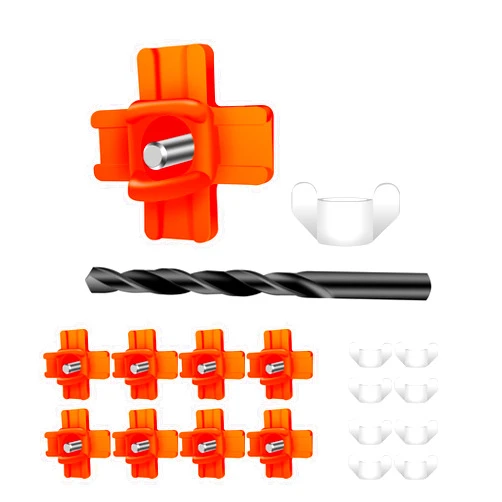 Eggluuz Chicken Waterer Nipple Horizontal Side Mount Automatic Nipples Drinker for Chickens 8 Pack