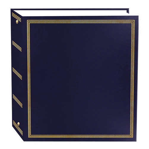 Pioneer Photo Albums TR-100/NB TR-100 Navy Blue Magnetic 3-Ring Photo Album 100 Page