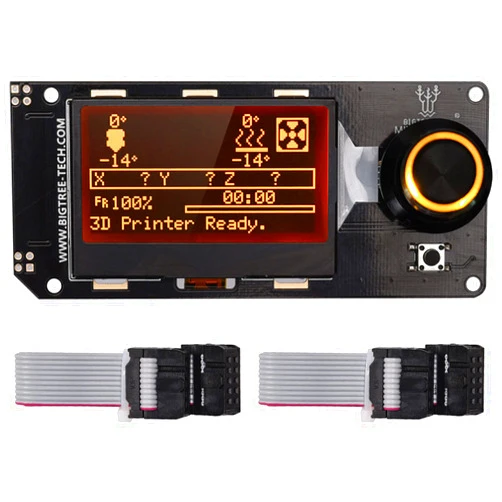 BIGTREETECH Mini12864 V2.0 LCD Graphic Smart Display Control Board with Adapter and Cable for Ender-3 VORON 2.4 Prusa-i3 3D Printer RAMPS 1.4 RepRap 3D Printer Mendel Prusa Arduino
