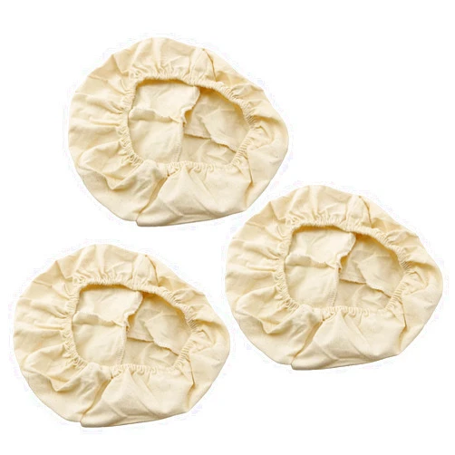LQ Industrial 3pcs Round Bread Proofing Basket Cloth Liner 10