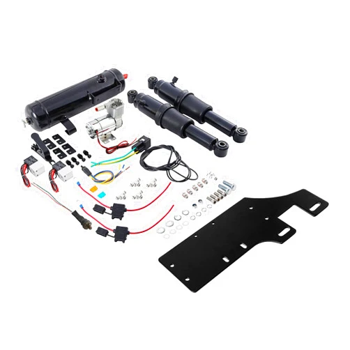 TCMT Rear Air Ride Suspension W/Air Tank Fit For Harley Touring Road King Road Street Glide Electra Glide 1994-2023