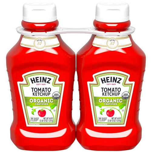 KraftHeinz Heinz Organic Tomato Ketchup (44 oz Bottles, Pack of 2) - 3 pack