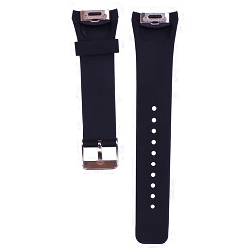 FitTurn 1PC Large Watch Band/Strap for Samsung Gear S2 Smartwatch Band Replacement Accessories with Metal Clasps Watch Strap/Wristband Silicone (Black)
