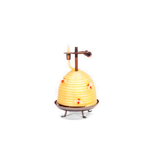 Candle by the Hour 70-Hour Beehive Candle, Eco-friendly Natural Beeswax with Cotton Wick